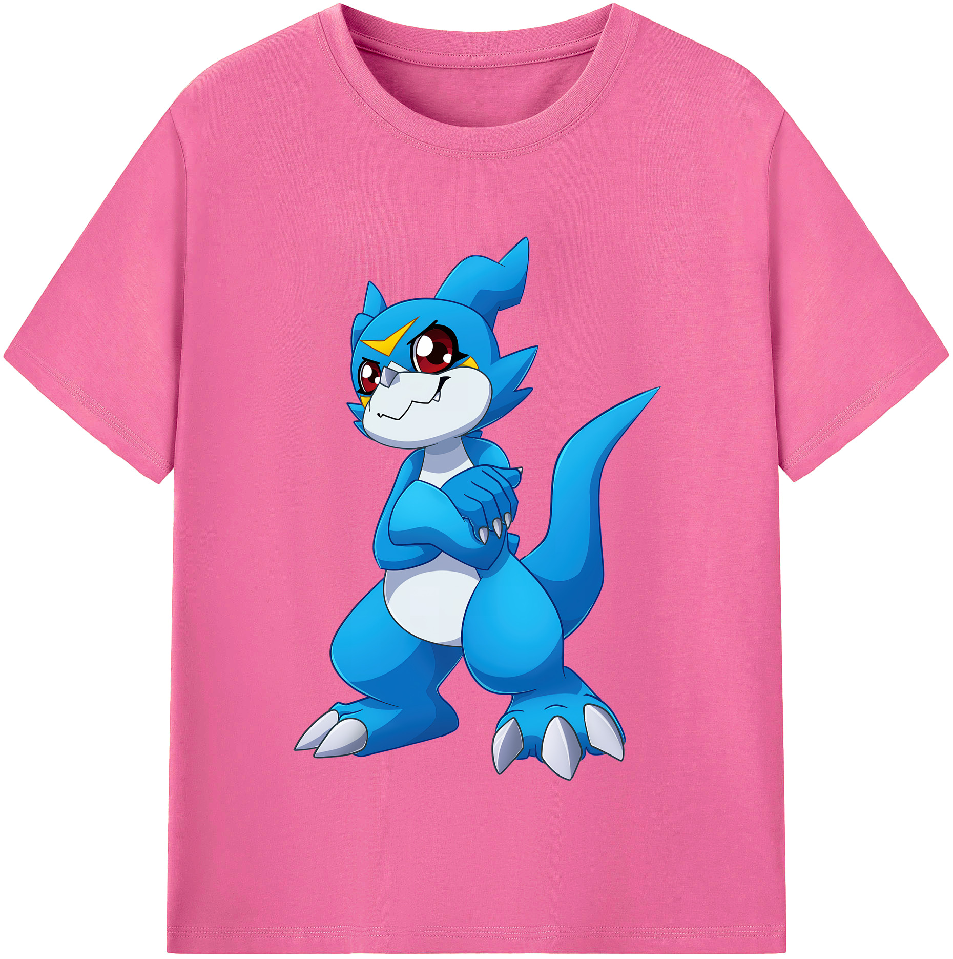 （画像用） Digimon デジタルモンスター/デジモン レディースカジュアルプリントTシャツ（綿100％）